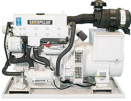 卡特彼勒C2.227 kVA船用柴油發(fā)電機(jī)組